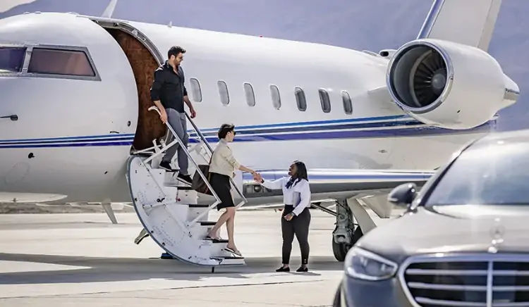 Private jet charter services